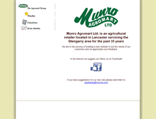 Tablet Screenshot of munros.com
